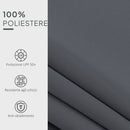 Telo di Ricambio per Tenda Parasole Retrattile 4x3 m in Poliestere Anti UV 50+ Grigio      