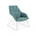 Poltrona 85x74xH86 cm in Polipropilene Grace Acquamarina