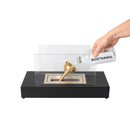 Camino a Bioetanolo da Tavolo Eaak 60x20x35,5 cm Bruciatore da 1,5 L Nero      