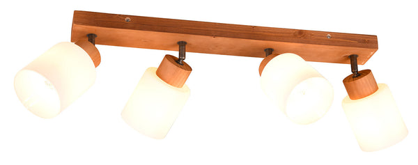 sconto Plafoniera da Interno Attacco E14 in Legno naturale Naturale