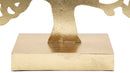 Scultura Albero Oro 31x8,5x31,5 cm in Ferro Oro