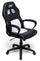 Chaise Gaming Ergonomique 62x60x113 cm en Similicuir Noir et Blanc