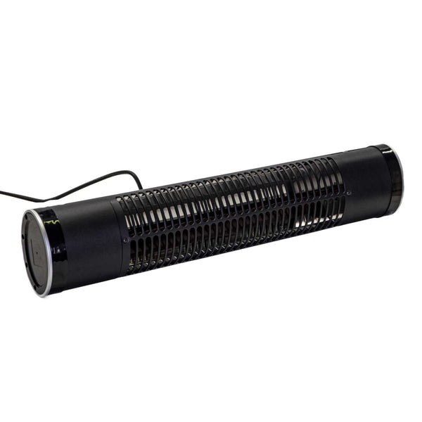 online Stufa Elettrica ad Infrarossi da Esterno 71x13,5x17 cm 2000W in Alluminio Nero