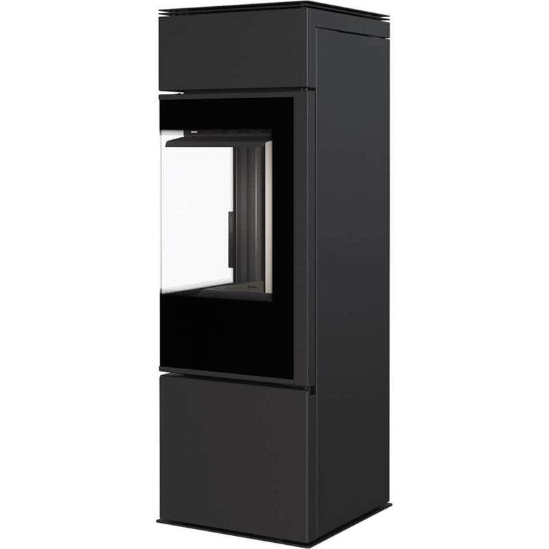 Stufa a Legna 5,5/10KW in Acciaio Flig Stanton Nera