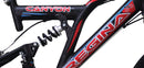 Bicicletta Mountain Bike MTB Ragazzo 26" 21V Kidfun Canyon Nera