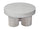Table basse Ø75x41h cm Dacca Naturel