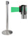 Tringle à Rideau 3 mètres en Inox Brossé Ø36x101 cm Ruban Vert