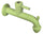 Robinet coloré pour fontaine de jardin en laiton Belfer RUB/023 Vert Acide