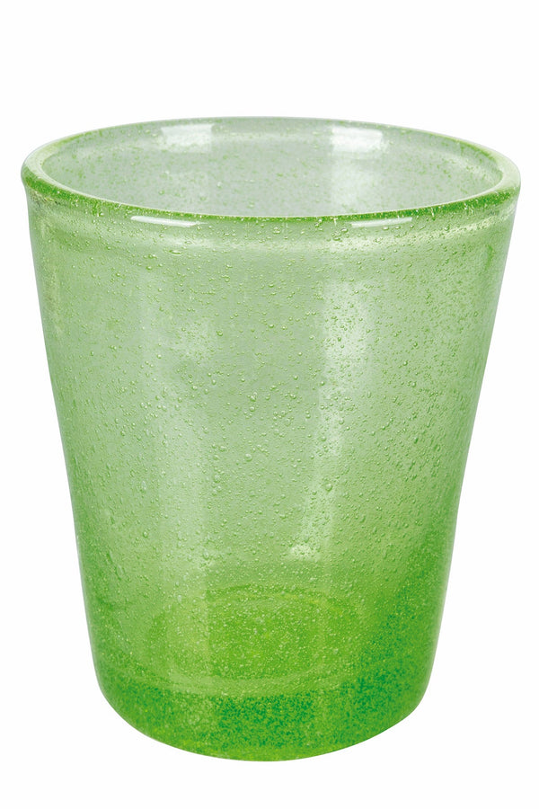 online Lot de 6 verres à eau en pâte de verre 250 ml Villa d'Este Home Tivoli Green Cancun Satin