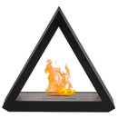 Camino a Bioetanolo da Pavimento 90x97 cm Karlsen Cuneo Nero