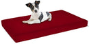 Materassino Imbottito 60x50cm per Cani e Gatti Bordeaux