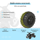 Mini Quad per Bambini 18-36 Mesi a Spinta Manuale con Musiche Integrate e Ampia Impugnatura in PP e Metallo Nero      