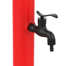 Fontana da Giardino Rubinetto con Attacchi Rapidi Sined Acqua Rosso