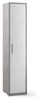 Armoire 1 Porte 39x182x41 cm Ciment/Blanc Oxyde