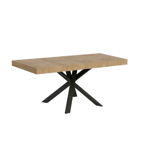 Tavolo Allungabile 90/194x90x77 cm Clerk Premium Quercia Natura sconto