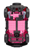 Macchina Elettrica per Bambini Licenza Land Rover Defender Small 12V con Telecomando Rosa