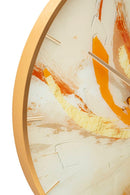 Orologio da Parete Toply 5x60x5 cm in Vetro MDF e Metallo Multicolor