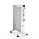 Radiatore Elettrico Giulietta 1000-1500 W IP24 con Pannello in Mica Bianco      