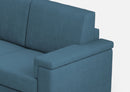 Divano 2 Posti 168x85x85 cm Marrak in Tessuto Avio