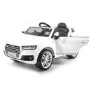 Macchina Elettrica per Bambini 12V con Licenza Audi Q7 Bianco