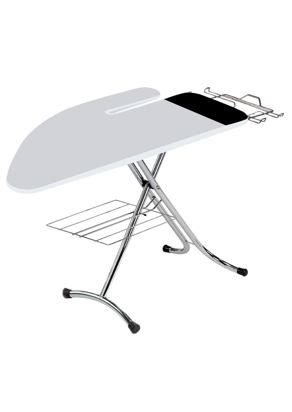 Asse da Stiro Completo Combiboard Profi 125x48 cm con Piano Stiramaniche e Ripiano Regolabile in Altezza acquista