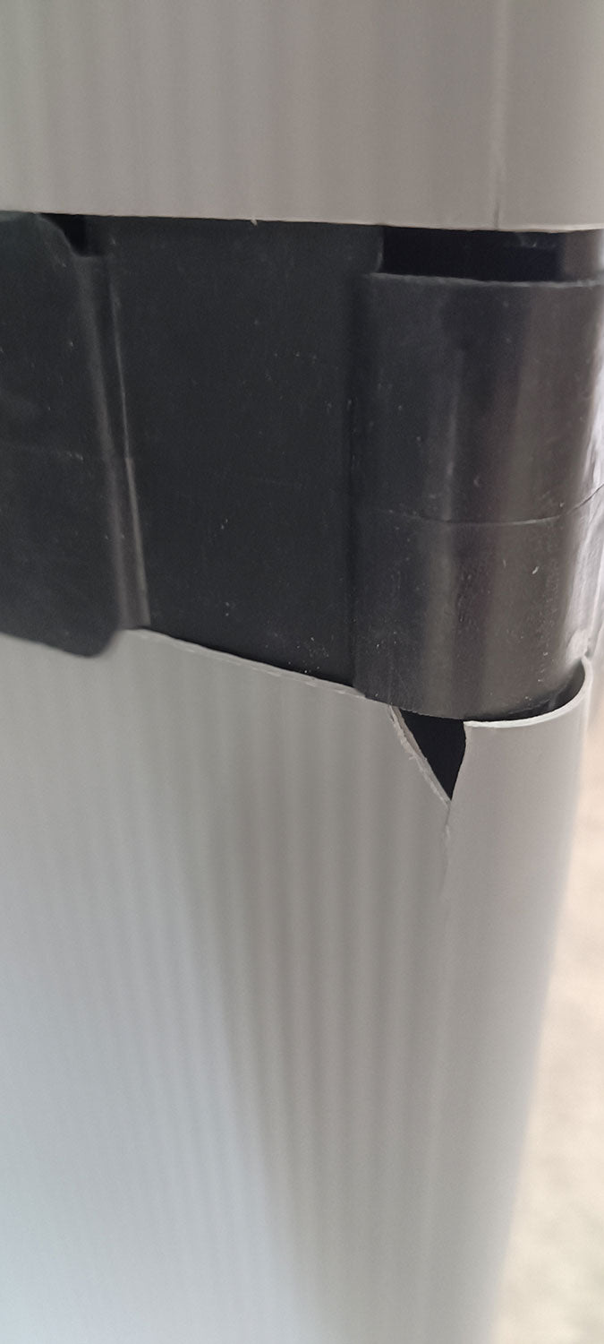 Armadio Portascope da Esterno 68x40x165 cm 2 Ante 4 Ripiani in Resina Grigio    