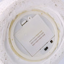 Pupazzo di neve in Resina con lanterna bianco con Led cm 37x19xh44