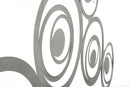 Pannello da Muro Bubbles 120x1,2x60 cm in Ferro Argento