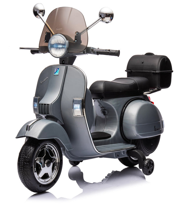 Piaggio Vespa PX150 Full Elettrica 12V per Bambini Grigio online