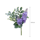 Set 12 Rami in Legno Lavanda Bacche H 16 cm