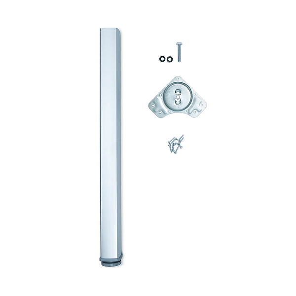 Pieds réglables Emuca pour table en aluminium anodisé mat Fitwid H 710 prezzo