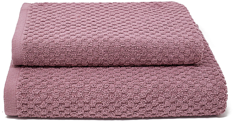 Set Spugna Asciugamani Ospite + Salvietta Sally Coriandolo Vinaceo