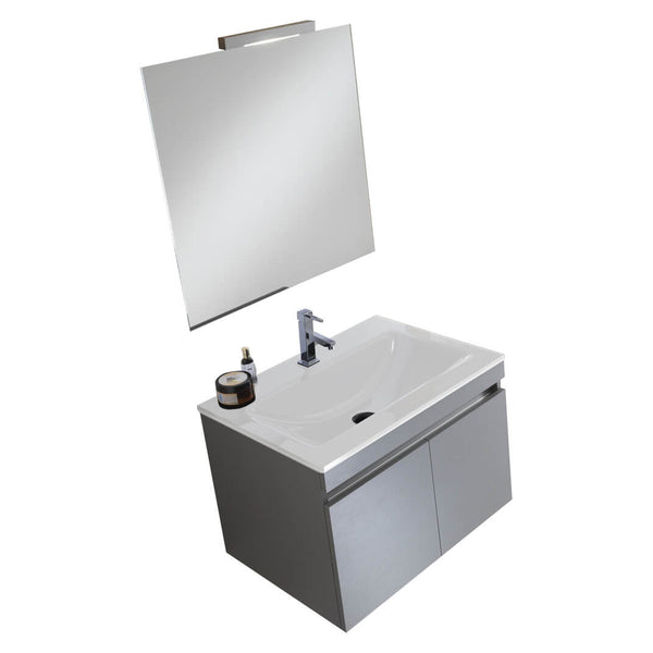 Meuble de salle de bain suspendu Bali 02A Twist Piombo TFT sconto