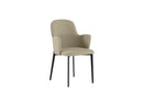 Set 4 Sedie Sophia 53,5x62,5x80 cm in Tessuto Easy-Clean Beige       