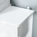 Copritermosifone in Legno MDF Bianco 78x19x81 cm 