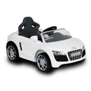 Macchina Elettrica per Bambini 6V con Licenza Audi R8 Spyder Bianco