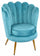 Fauteuil 60x80 cm en Velours Sarcelle