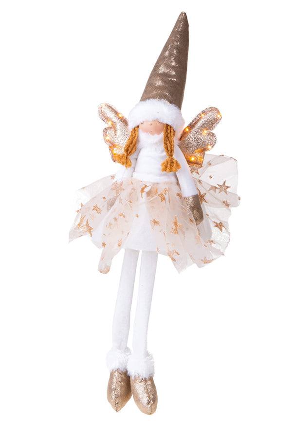 acquista Ange Assis avec Led H60 cm en Tissu Champagnegne