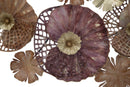 Pannello Crox 132x10x64 cm in Ferro Multicolor