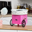 Macchina per Zucchero Filato 450W in Plastica Rosa