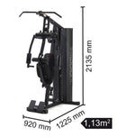 Stazione Pesi Multifunzione 12 Esercizi con Pacco Pesi da 102Kg Toorx Msx-70