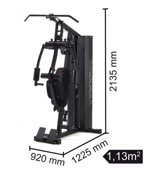 Stazione Pesi Multifunzione 12 Esercizi con Pacco Pesi da 102Kg Toorx Msx-70