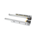 Guide Cassetto con Estrazione Soft 340 mm in Acciaio Emuca Bianco