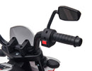 Moto Elettrica per Bambini 12V con Licenza Aprilia RX-125 Motocross Bianca