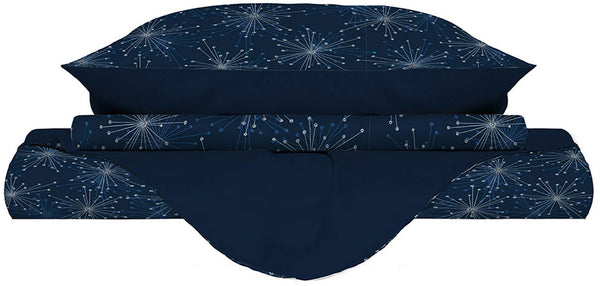 acquista Housse de couette imprimée feux d'artifice avec taies d'oreiller différentes tailles
