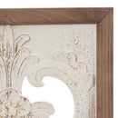 Pannello da Parete Intagliato 45x2xH54 cm in Abete Bianco