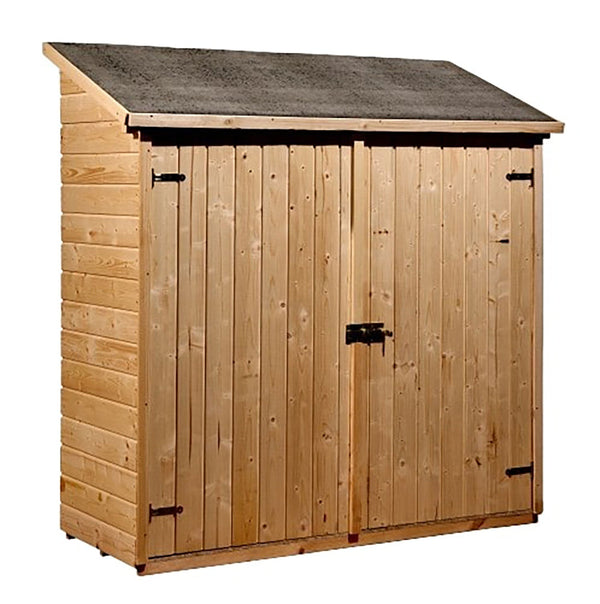 online Casetta Box da Giardino 1,63x0,74 m con Pavimento in Legno Picea Massello 16mm Eden