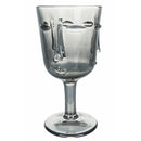 Set 6 Calici Vino Vis à Vis in Vetro VdE Tivoli 1996 Grigio scuro