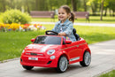Macchina Elettrica per Bambini Licenza Ufficiale Fiat 500 Small 10,8V 3,1Ah Rosso      