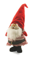 Set 2 Pupazzi Babbo Natale in Tessuto H62 cm Soriani